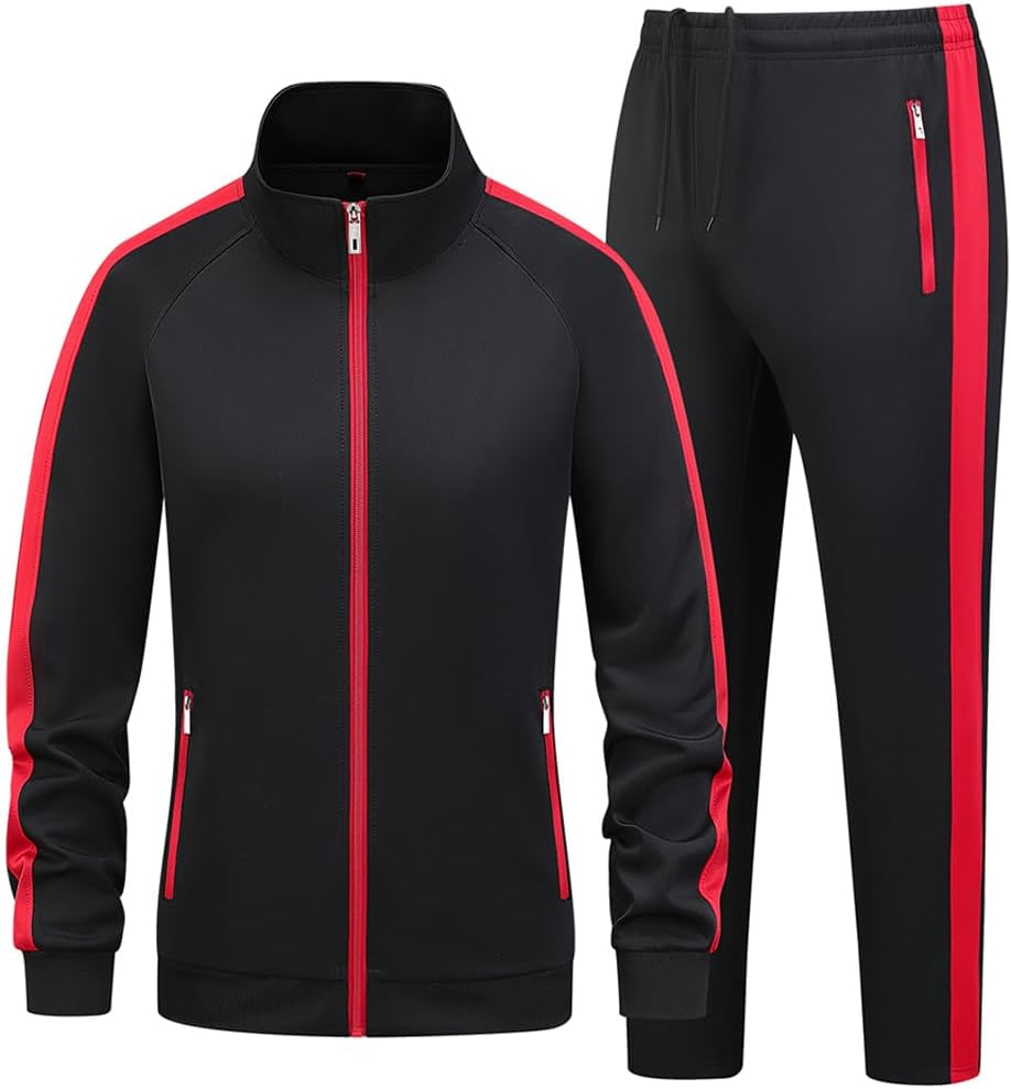 Women's Tracksuit Set 2 Pieces Long Sleeve Outfits Sweatsuits for Women Full Zip Active Sets Athletic Suits