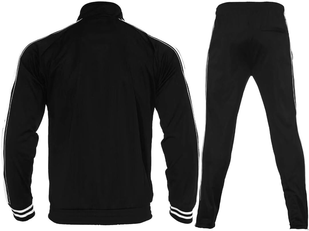 Mens Sweatsuits 2 Piece Tracksuit Sets Casual Jogging Sweat Suits