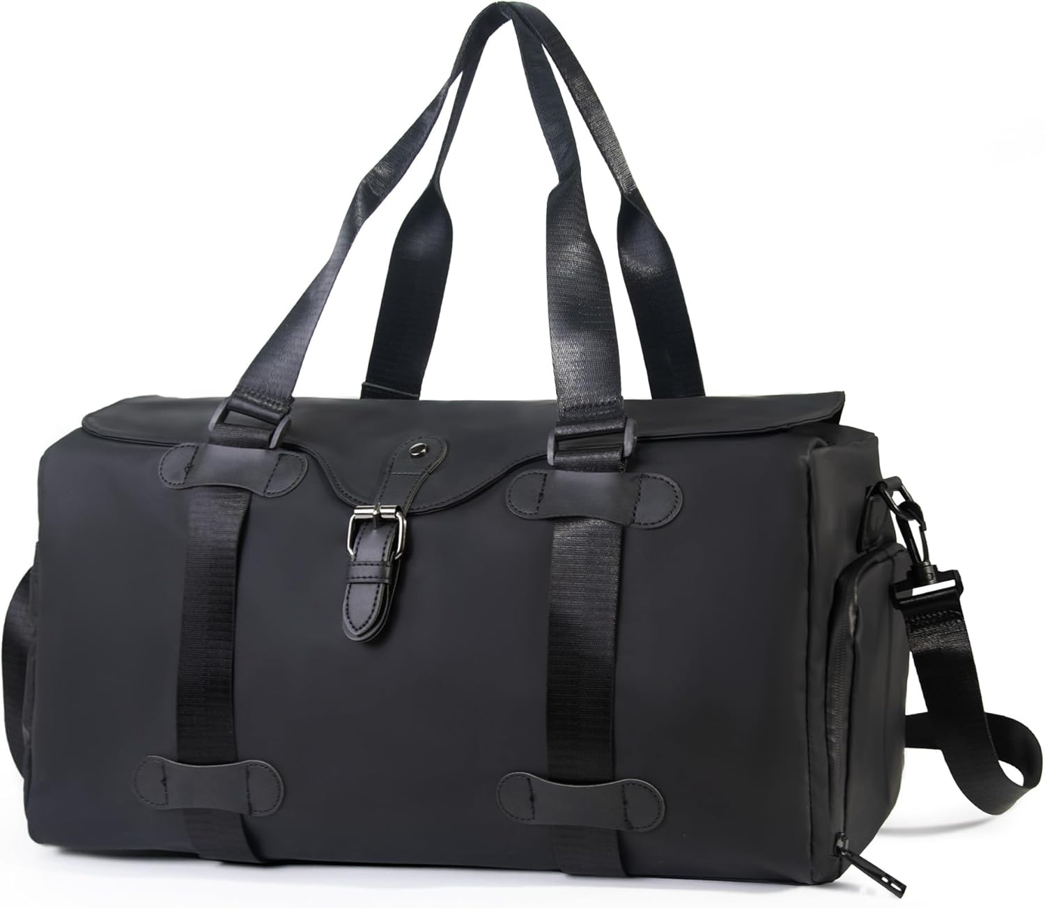 Duffle Bag for Men Gym Bag Men Waterproof Travel Duffle Bags for Men Gym Duffle Bag for Women  Overnight Workout Bag Sports Duffel Gym Bag with Shoe Compartment (Black1, 32L)