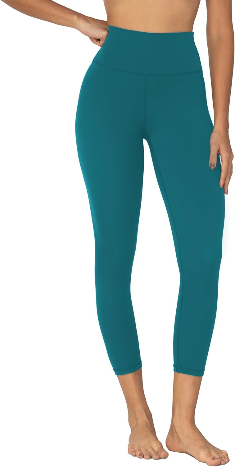 Capri Leggings for Women, High Waisted Yoga Pants with Tummy Control for Workout Running Gym