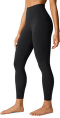 Womens  High Waisted Workout Leggings 25" - Pilates Gym Athletic Yoga Pants Buttery Soft