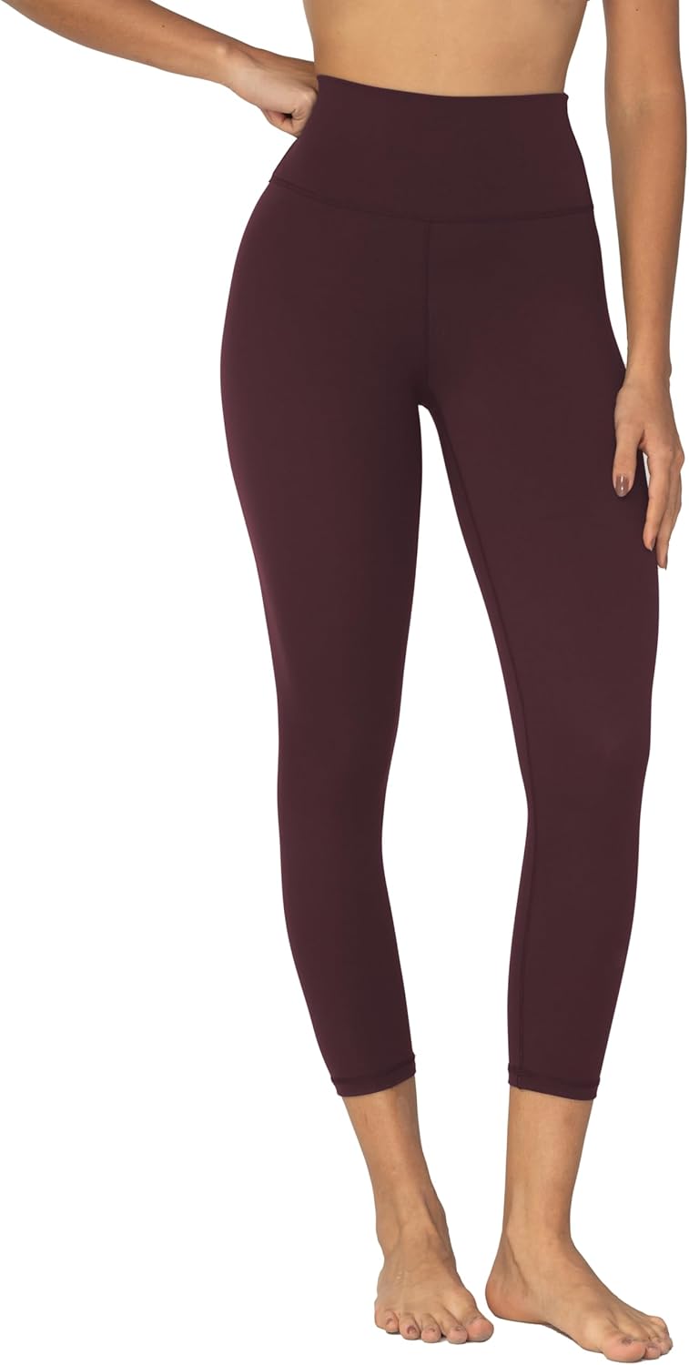 Capri Leggings for Women, High Waisted Yoga Pants with Tummy Control for Workout Running Gym