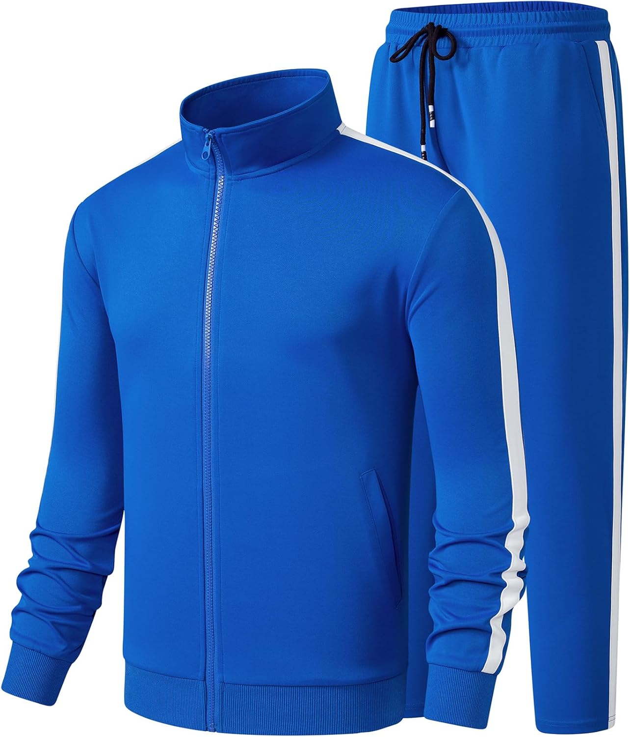 Men's Track Suits 2 Piece Set Full Zip Sweatsuits for Men Athletic Jogging Suit Sports Outfits Sets
