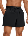 Men's Linerless Workout Shorts - 5'' Lightweight Quick Dry for Running Sports Athletic Gym with Pockets