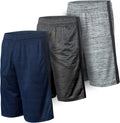 5 Pack: Men's Dry-Fit Sweat Resistant Active Athletic Performance Shorts